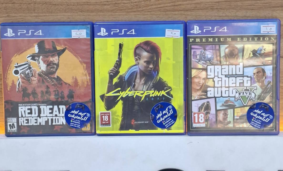 اقراص PS4 مستخدم مفحوصه وجاهز اسعار داخل الصور
يوجد توصيل كافه محافظات العراق بسعر 5 الف
***********
