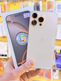 ايفون 16برو ماكس ذاكره 256بطاريه 91‎%‎جهاز اخو جديد زلغ واحد مابي وتر ...