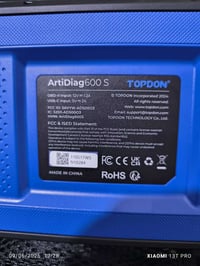 فاحص الاعطال شركه TOPDON  موديل 600 S قطعه جديده حساب بيه  السعر 180 ا...