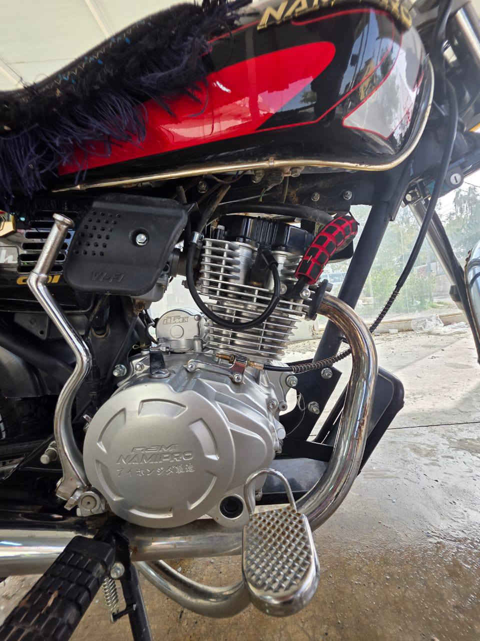 سلام عليكم دراجه نامي البيع دراجه مال جناي مماشيه موديل 2025دراجه حلوه و مرتبه كهربيات كامل شغال محرك150 درجه حلوه و مرتبه كلشي جاهز بيها لا صرف ولا تبخير دراجه مرتبه اي عيب مابي خاص ما موجود سعر 730و بي مجال بصيط‏‪***********‬‏
