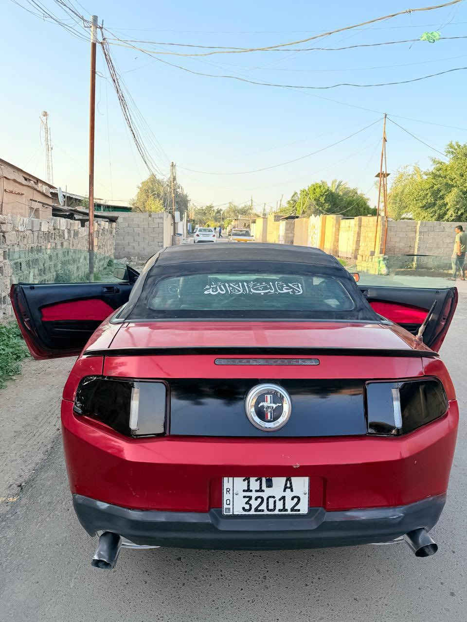 السلام عليكم ورحمة موستنك للبيع موديل ١٠ جاهزه كير مكينه جدد تايرات نضاف كشره حلو حادثه جاملغ خلفي سنويه جديده رقم انكليزي غرفه نضيفه حداديه زينه السياره خير من الله صبغ حزام السعر ٦٢ عنوان بغداد التاجيات ***********
