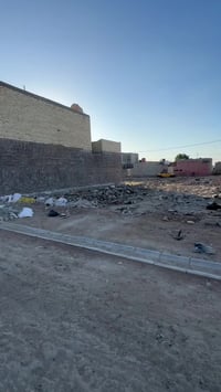 قطعه ارض لبيع مساحه 100متر زراعي سبع قصور شارع ابو علي   خدمات ماء وكه...