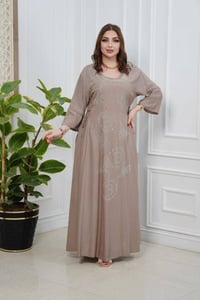 دشداشة نسائية • كشمير إيطالي • مقاسات كبيرة