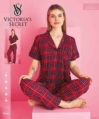 بجامة نسائي • فانيلة دكم • مقاسات S-2XL