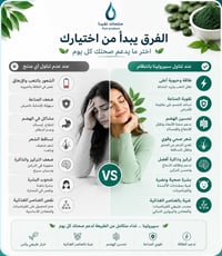 سبيرولينا • دعم غذائي • نشاط يومي
