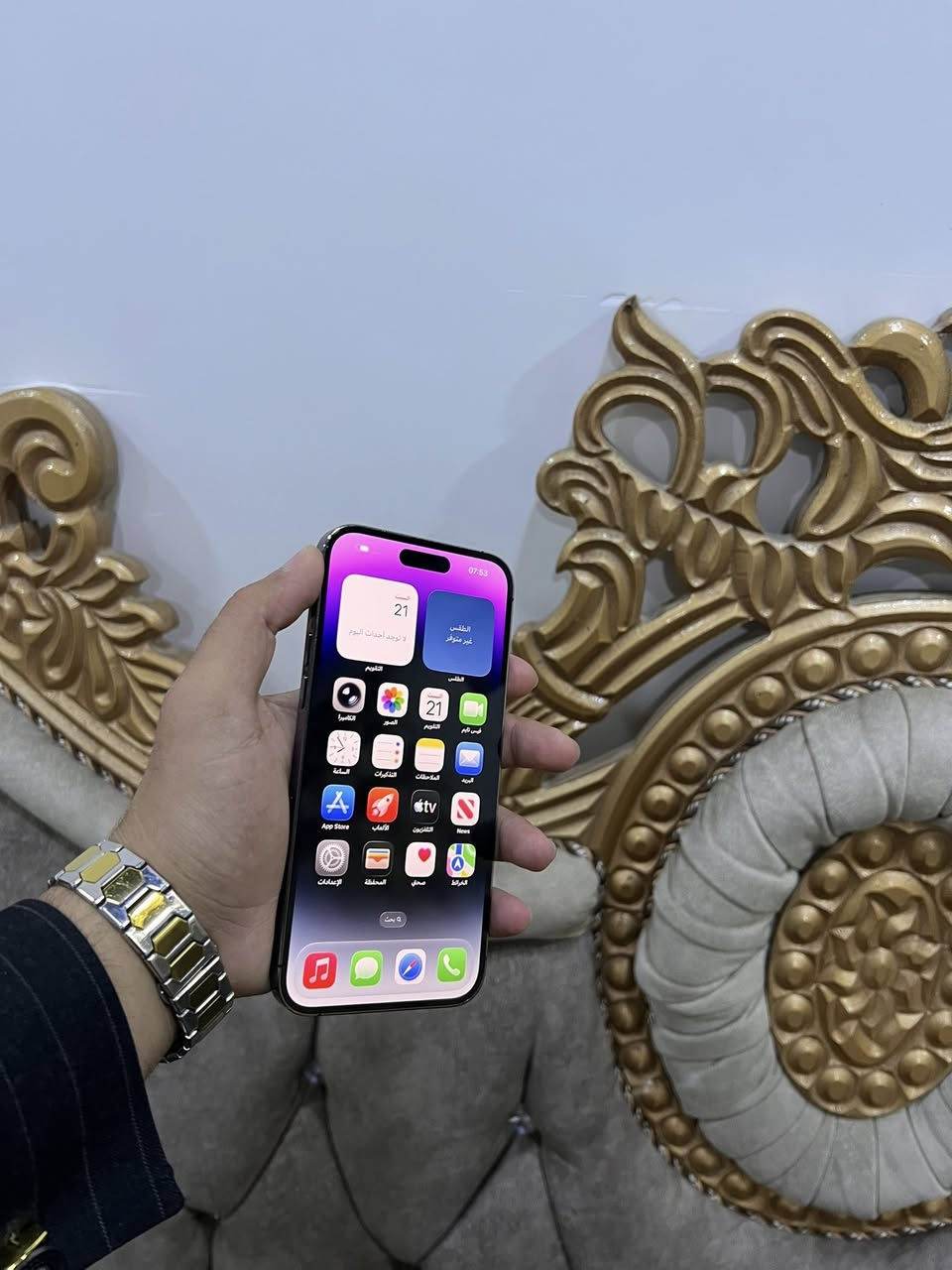 ايفون14 برو ماكس
ذاكره 256

بطاريه83

تك سيم 

نموذج M امريكي

نضافه 98%

الجهاز ما مفتوح

السعر780 الف

***********

***********
