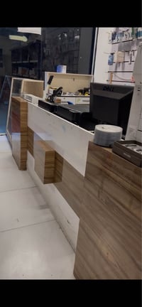 ميز خشب • عسلي • ٢٨٠×٦٢سم