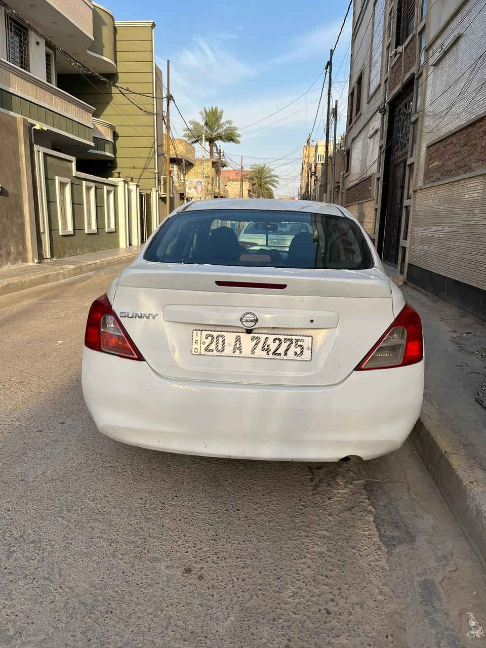 السلام عليكم
نيسان سني هندي 2013
رقم ديالى انكليزي مشروع وطني 
سنوية باسمي بغاية 2031
مصفرة غرامات هزة جديدة 
كير عادي 
صبغ عام
كير ومحرك مكفول 
حدادية خلفي وامامي جديد 
السعر 59 وبيها مجال 
مكاني بغداد الزعفرانية 
***********
