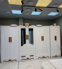 غرفة نوم ٩قطع • خشب صاج عراقي • تصميم تركي