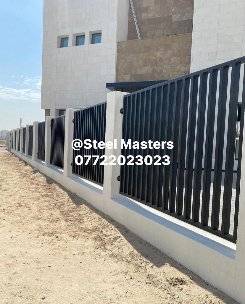 🛑نقدا & بالتقسيط 
ورشة Steel Masters لأعمال الحدادة 

تنفيذ وتوريد أبواب واساور خارجية حديد للمشاريع والمجمعات 

✅ تصميمات قوية وجمالية تتناسب مع الطابع التجاري 
✅ خدمات حديد عالية الجودة لضمان الامن والمتانة
✅ تنفيذ دقيق وتشطيب احترافي وفق اعلى معايير الجودة 

📐تصميم عملي يجمع بين الاناقة_ المتانة

تنفيذ فعلي من ورشة #steel_masters

📍 للتواصل والاستفسار:
+964 ***********
العراق_بغداد
