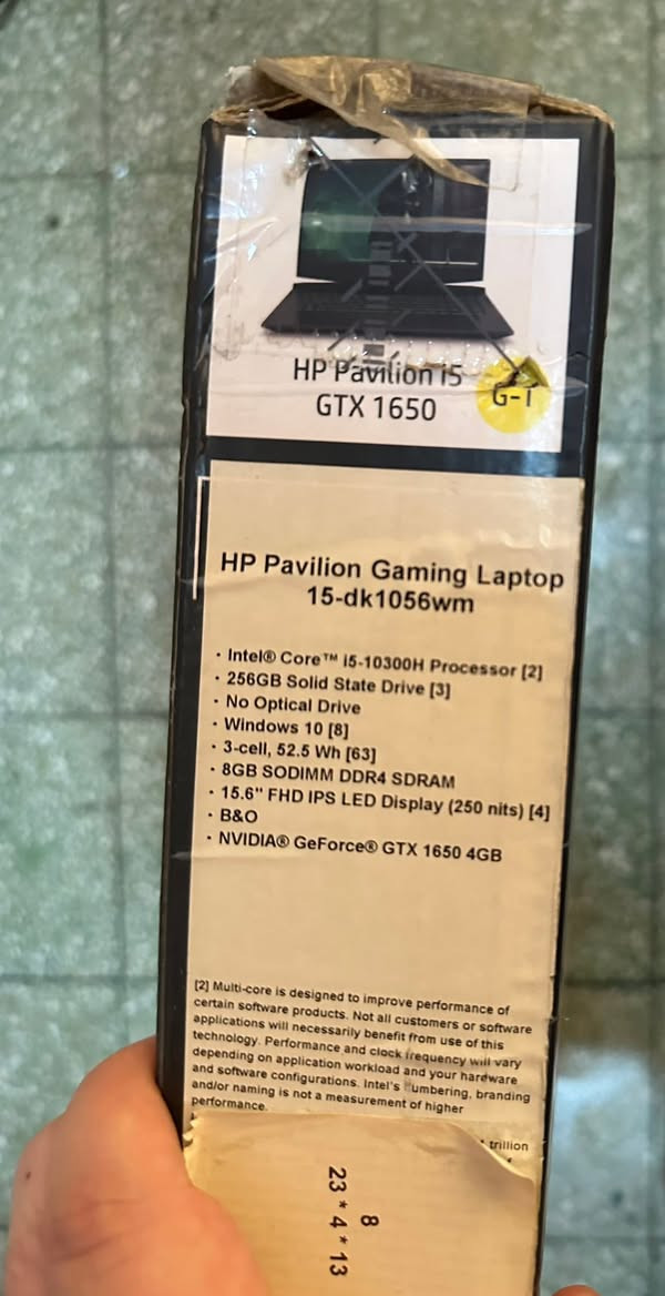 💻 لابتوب جيمنج للبيع - HP Pavilion 15 💻
جهاز ممتاز للألعاب ، البرمجة، والمونتاج!
🔥 أهم المواصفات:
 المعالج: Intel Core i5-10300H (جيل 10 - أداء عالي)
 كرت الشاشة: NVIDIA GTX 1650 (4GB)
 الرام: 8GB DDR4
 التخزين: 256GB SSD (سريع جداً)
 الشاشة: 15.6 بوصة FHD IPS
 الصوت: نظام B&O نقي
✨ حالة الجهاز:
 استخدام أقل من شهر.
 النظافة 100% (أخو الجديد) مع الكارتون.
📍 الموقع: كركوك (يوجد توصيل لجميع المحافظات).
💰 السعر: 550$
📞 للتواصل والاستفسار (أو لطلب باقي الصور):
وتساب: ***********

