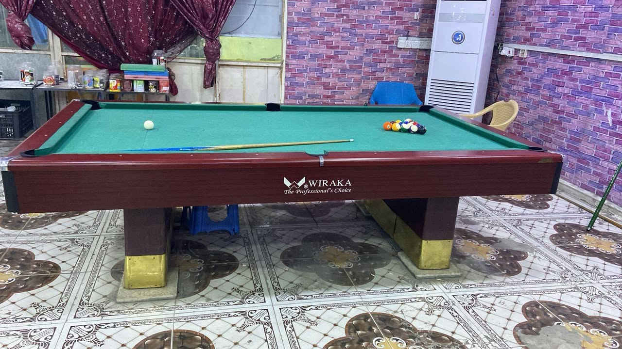 السلام عليكم 
بليارد سوبر ماستر تك شاصي 
بليارد سوبر ماستر دبل شاصي 
2 بليارد صيني 
نظافة 90%
البيع شلعه وحده 

للاستفسار *********** عمارة, ميسان
