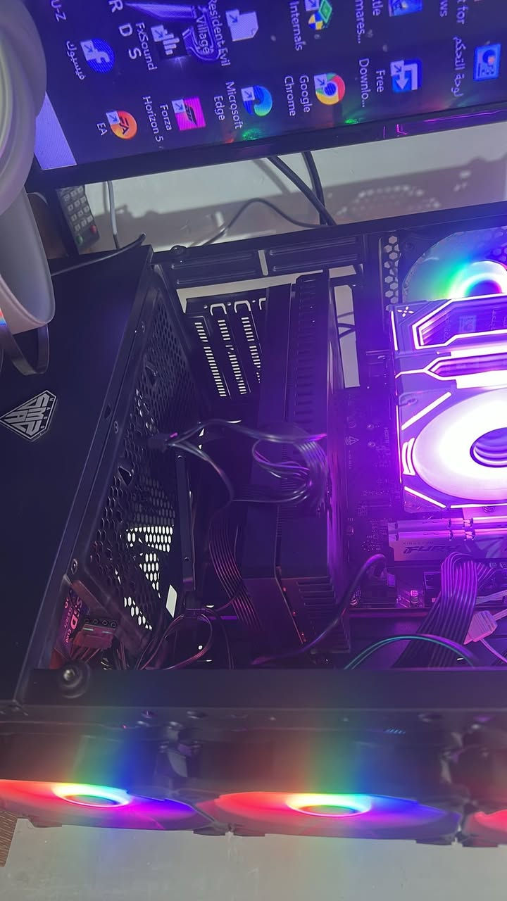 سلام عليكم
ابيع كامل ما ابيع قطع 

بيع فقط كل القطع جديد عدى الكرت و الهارد فقط 

معالج AMD 7-9800X3D جديد غير مستعمل خاله معجون من MASS

RX5700 XT 8G SOYO مستعمل تحت أقصى ضغط لمده 23 دقيقة الحرار وصلت  65-70 

رام 16 كيكا DDR5 5600 KLNG STIN جديد  قطعة وحدة 

مذبورد B650 MSI M-B PRO جديد 

ممبرد من MASS MA-400 /120mm جديد 

بور سبلاي 750 FSP GOLD جديد 

كيس من MASS 4 فان 

هارد SSD128 هارد واحد فقط 

*********** 

سعر 1600 وبيها مجال 

مكاني نجف كوفة توصيل موجود 

ملاحظة كل كراتين القطع موجودة
