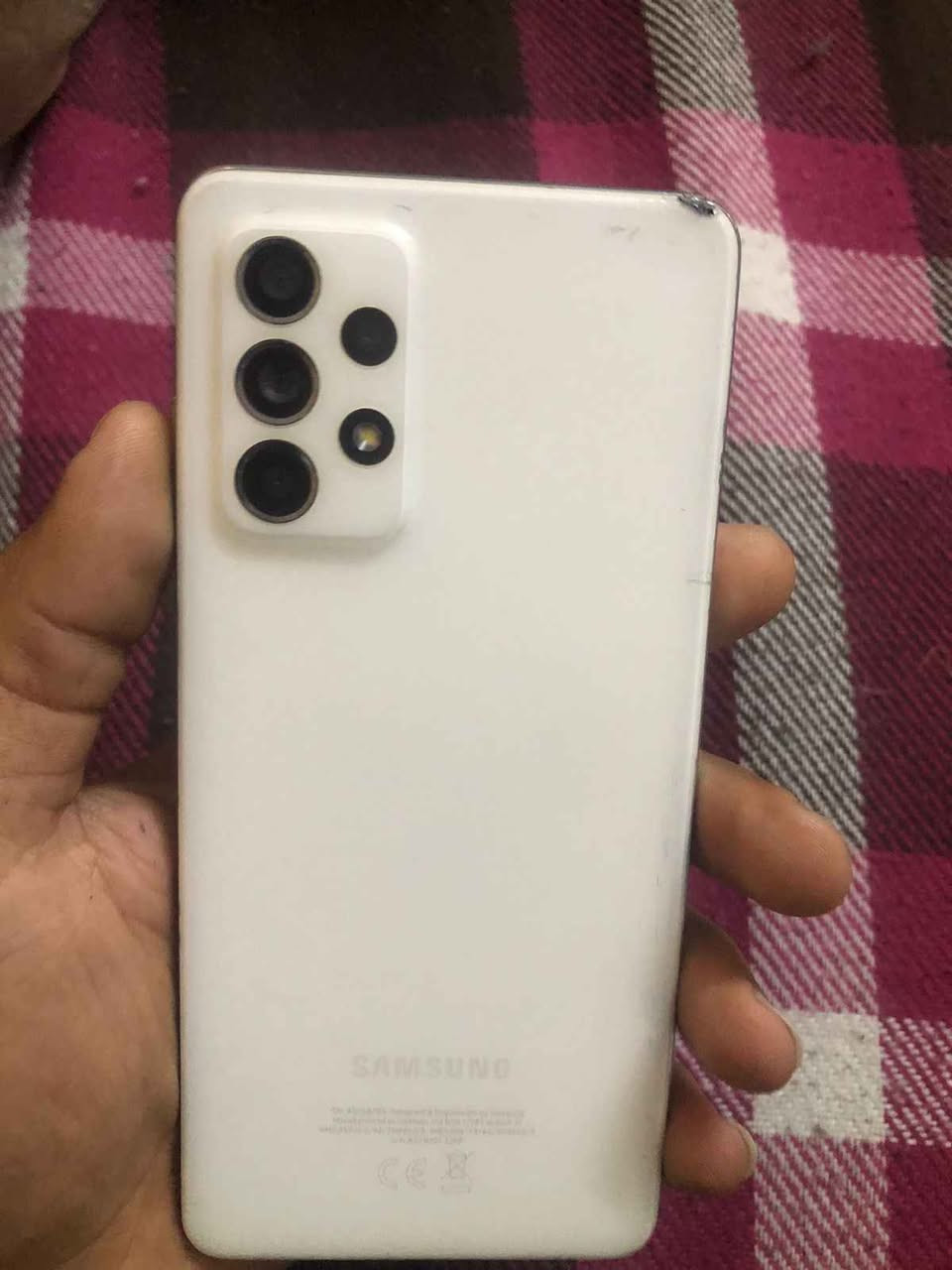 مبايل A52 s5g للبيع ذاكره ٢٥٦ بطاريه ٥٠٠٠ بصمه بلشاشه مكفول من كل شي سعر ٢٠٠ مكان الجسر الدوار مال التاجي رقم *********** بغداد, العراق
