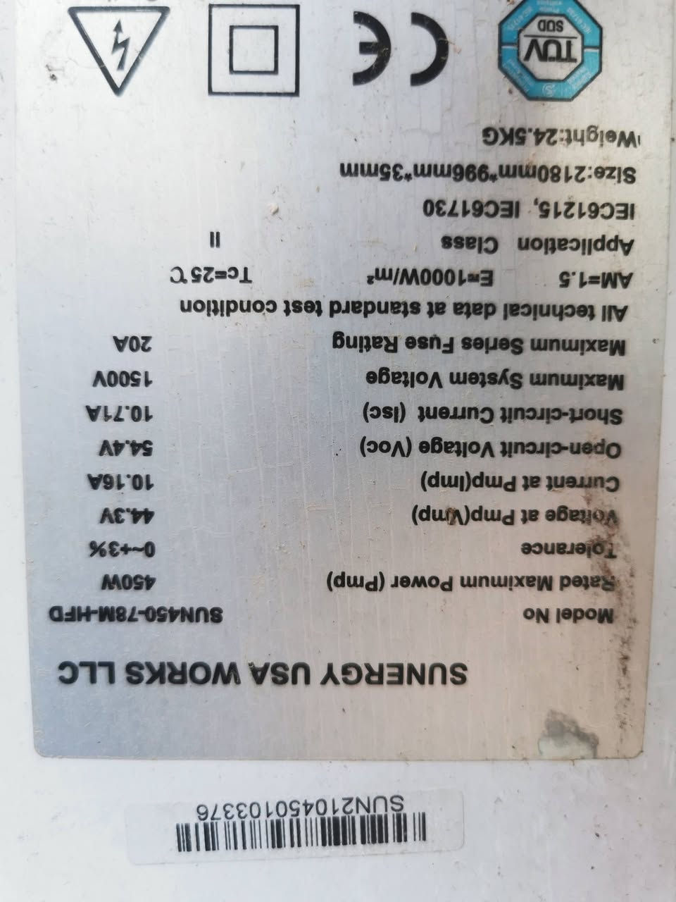 السلام عليكم للبيع
الواح عدد 3 مع الواعد الارضيه صب كونكريت وحديد زاويه متحرك كامل 450 w واحده من الالواح متضرره فطر في الغلاف الخارجي ما ماثر ع العمل السعر النهائي 250 الف للكل المكان بغداد قريب ساحة عدن للاتصال ***********
