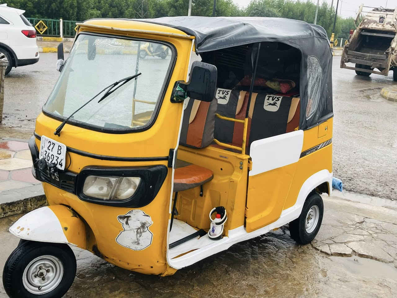 تكتك TVS21شهر 9 مكينه خير من الله 
سعر 4/600 وبيها مجال رقم ذي قار 
مكاني قلعه سكر 
***********
