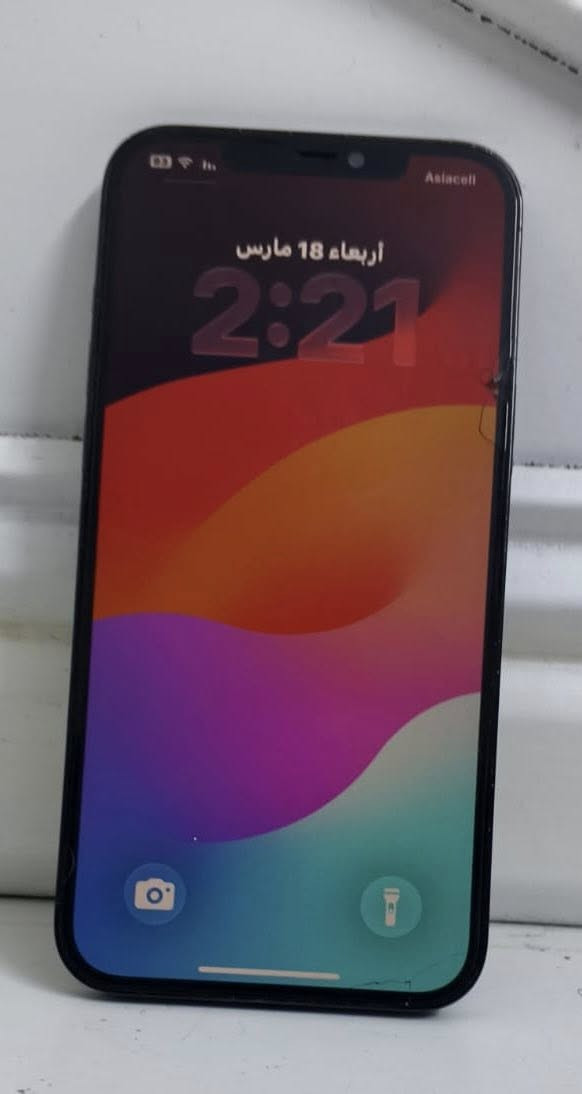 سلام عليكم ايفون 12 برو ماكس ذاكره 256 بطارية 77 للبيع او مراوس مكاني مدينة الصدر ***********
