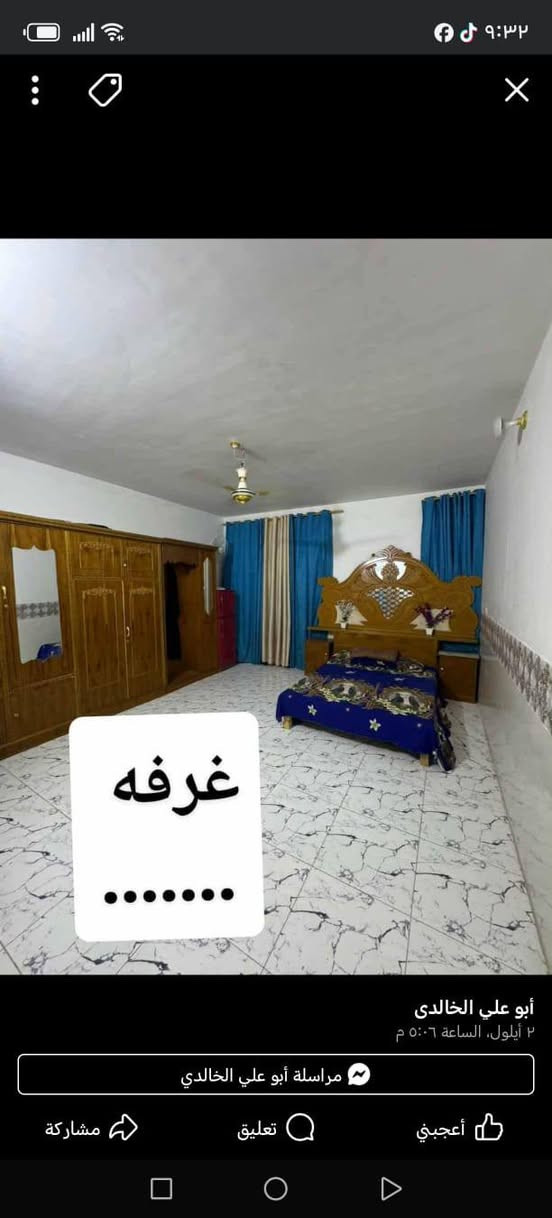 دار للبيع 100 متر حي ميسان خلف دكتور ابراهيم الحكيم قرب شارع البوريات مسافه جدا قريبه سنه من طالع منه البنا
***********
