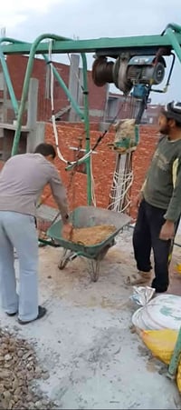 تصعيد كافة المواد بناء  وتصعيد تراب السطوح  واتنزيل گرده وصاخه وتنضيف ...