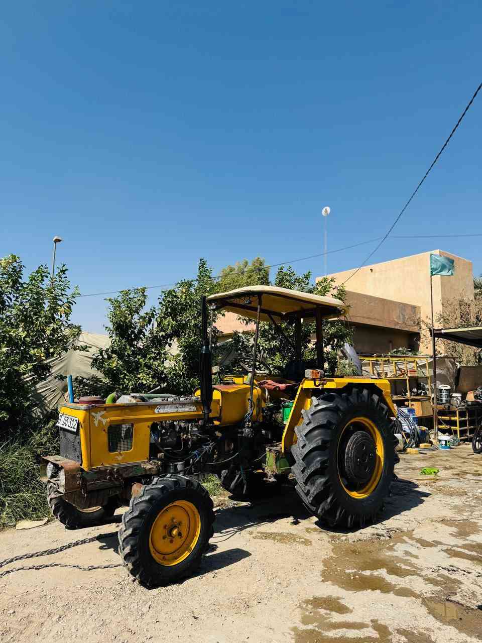 السلام عليكم مكينه عنتر بلاديه89كفاله  صبغ شركه رقم بغداد وسنويه توني مجدده رقم لانكليزي جديد محرك كفاله كير اكسل رفع باور فيات بريك صفحتين تايرات خلفي٣٠امامي زراعيات مكينه على ايدي لاستفسار ***********
