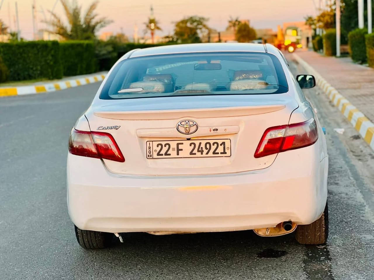 يا الله اسلام عليكم
كامري موديل 2007لبيع
محرك 2400 وكير ضمان
رقم اربيل بسمي
ضرر حزام ابيعلك 
سعر 93وبيها مجال 
مكاني ديالى سد حمرين
***********
تجي تكلب وتشوف بيك خير وتدلل
