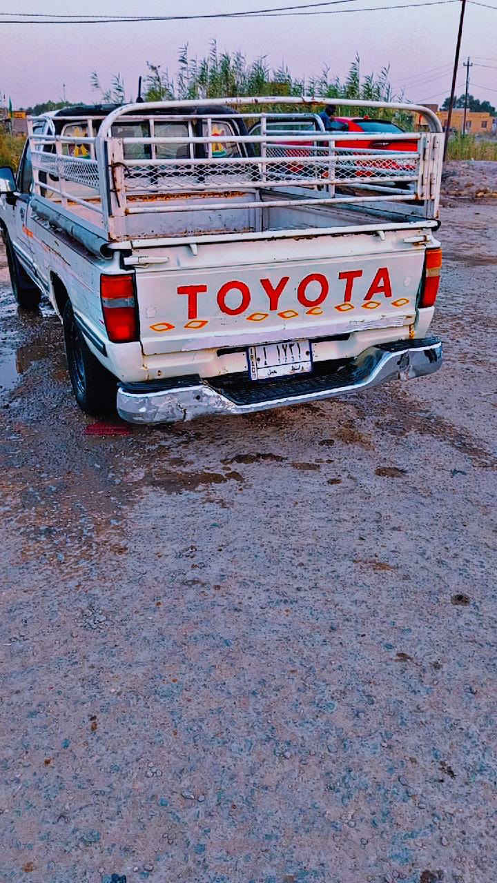 سلام عليكم سياره للبيع تويوتا بيكم موديل 86 مكفوله كير محرك شاصي تواير جدد حداديه جديده والكشره كدامكم رقم واسط الماني سنويه 2030 سياره جاهزه المكان الناصريه مركز السعر 52وبيه مجال حق الجيه 
هاتف ***********
