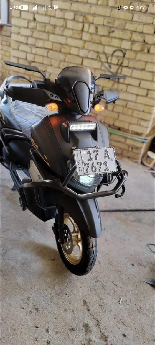 السلام عليكم.
Yamaha ZR
موديل 2024. مرقم مثنى
دراجه كفاله عامه مع كافة الملحقات
الاستفسار ***********
