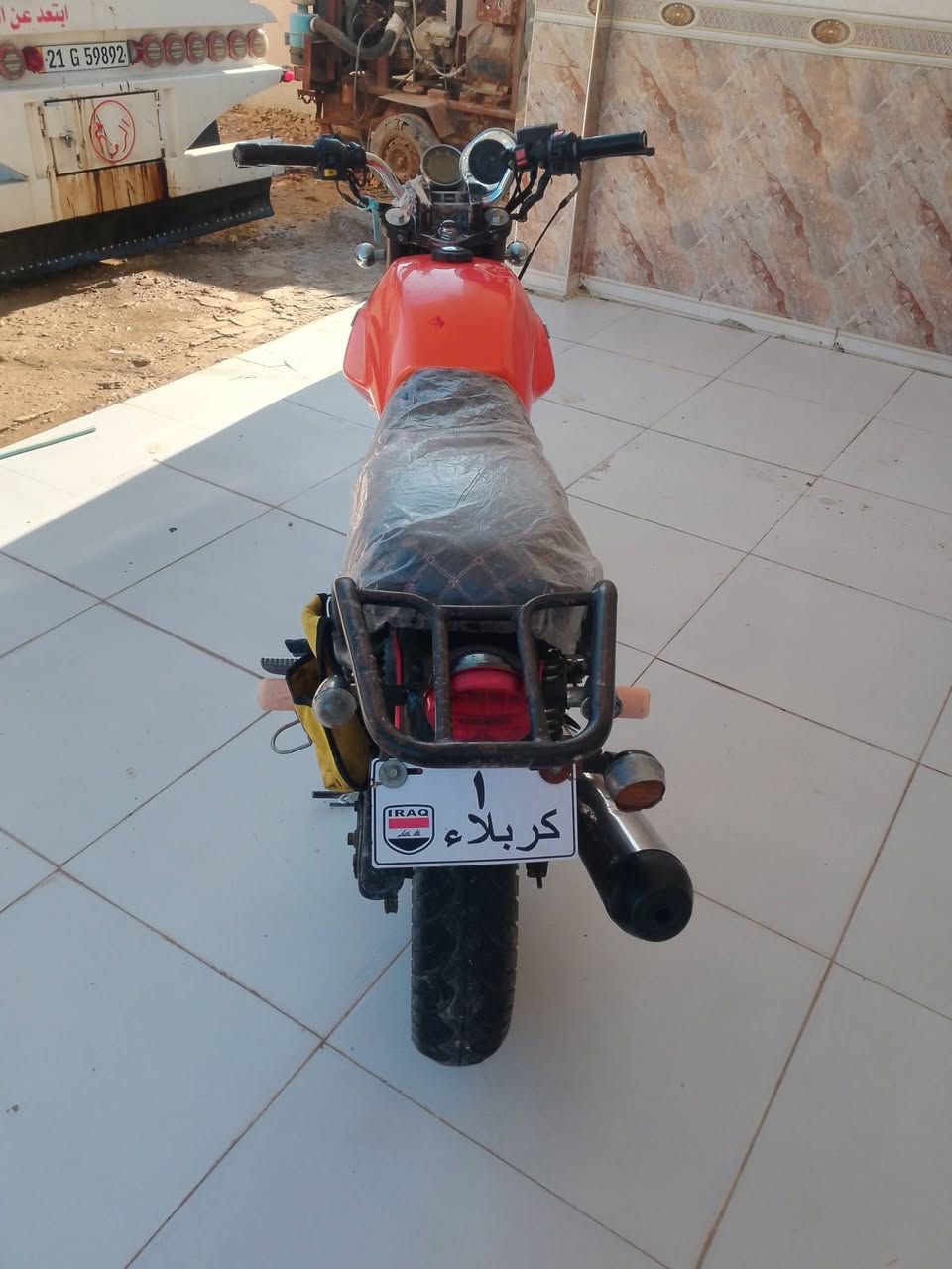 السلام عليكم دراجه للبيع دايون لايتي موديل 22 طالعه 23 اوراق مقفوله كفاله عامه محرك 200 مراوس دايون ناصريه قضاء اصلاح 
***********
