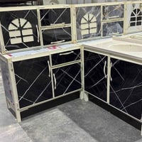 كاونتر بالمتر • سنك مرمر • توصيل بغداد مجانا