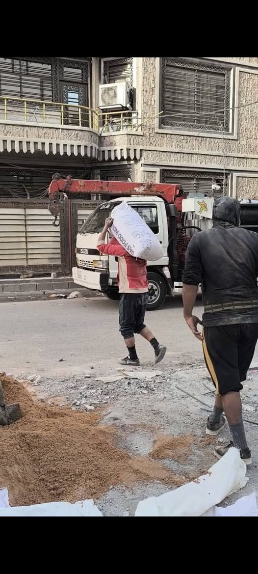 سلام عليكم كادر تصعيد على ظهر كافة مواد البناء مكاني بغداد ***********
