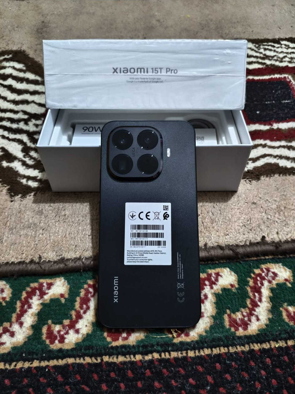 شاومي 15 تي پرو أخو الجديد
كامل الملحقات
الذاكرة 1 تيرا
الرام 12
صحة البطارية 100
الشاشة أمولد
يدعم الشحن السريع بقوة 90 واط
للبيع بـ 800
أو للمراوس
مكاني بغداد

رقم الهاتف
***********

