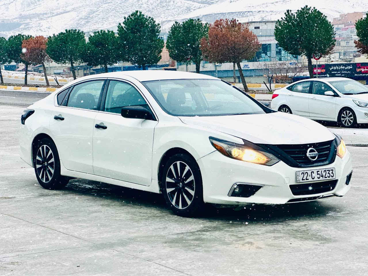 نيسان التيماء موديل 2018svمواسفات به سمه و شغال و ده رگا به سمه ويل كرووم و سماعه بوس  رادارو ختي جاده تعديد سورعه ته نيا 90مايل رؤشتوه سياره جاهي ه بي مصروف رقم سنوي  به ناو خؤمه تا 2031سي بارجه بوياغه جه مبه كي زؤر خفيفي بيشي  هه يه رقم شانسي و سونارم داناوه سعري 118$مجال ت فايبر و تس اب ***********
*********** سوران, أربيل
