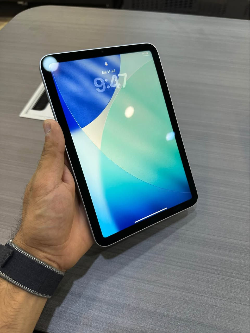 Ipad 7 pro
Gb💾 128
Patre🔋 100
Rang 💙
بەزەمان دارو بەرد ٣٨ جار شحن کرایە کارتۆنی لەگەڵە بەس ویارو سەرە شحنی لەگەل نیە ٤٠٠$ کەمێک مەجال 
رەقەم مۆبیل ***********📞 Singapore
