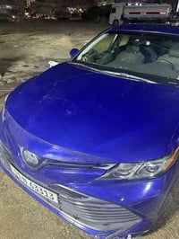 كامري le 2018 امريكي ماشيه ١١٢ كيلو حادثها دعاميتين اماميه خلفيه صفر ش...