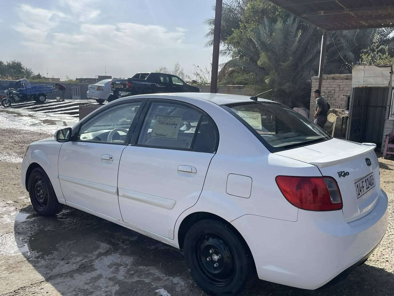 سلام عليكم
كيا ريو موديل 12خليجي 
للبيع سياره كفاله من تبديل والصبغ والضربه 
سعر ٨٢وبيها مجال 
مكاني الديوانيه الحمزه الشرقي 
رقم ***********
