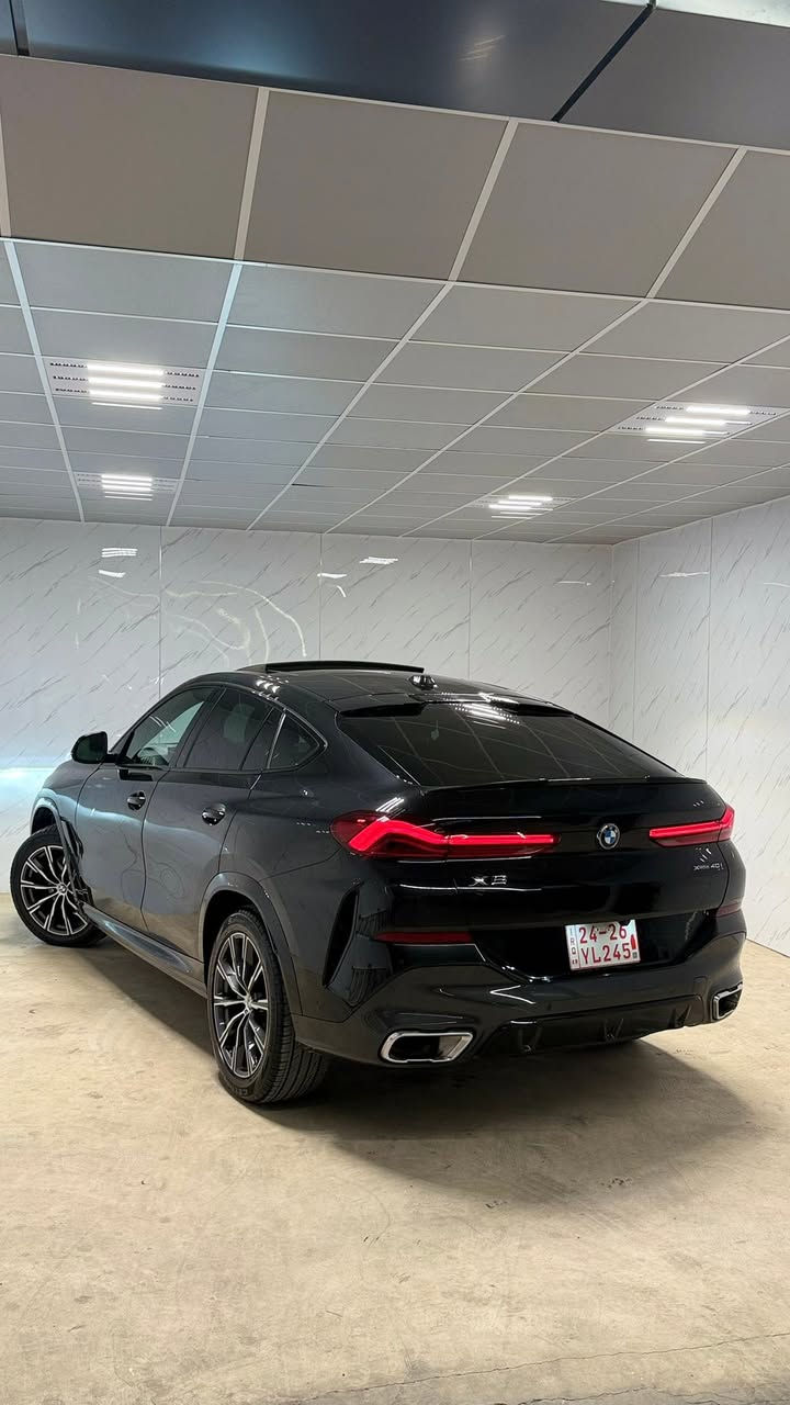 BMW X6⚜️
مودیل:2024
سياره ماشيه (41) الف ميل حقيقي بشرت 
بدون رقم,يترقم شمالي✅
كلین تایتل، بدون صبوغ بدون بارد بشرط كفالە عام✅

مواصفات: M Package
٥ كامیرا،٤ رادارات ، حساس ، شاشه جبير شكل
كشنات حار و بارد و سكان حار، ٤ مودات،دشبول جديد،شغال ، داتاشو، اوتو بارك، اوتو ستارت و اوتو ستوب
بصمة ، فتحه الصقف ،لایتات لید،رادار أمامي و جانبي،
  ،تحدید السرعه،كامیرا،كاربلەی، مرايه كهربای

‎نظافه ١٠٠٪؜ كامل سيرڤس بدون نقص و مصرف 
‎و كهربائی و محرك كلل بشرط✅
‎سلیمانی📍
سعر:$💵600 و مجال بسيط 
***********📞
Admin🌹
