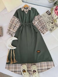 فستان دابل • مقاسات ٣٨-٤٨ • توصيل العراق