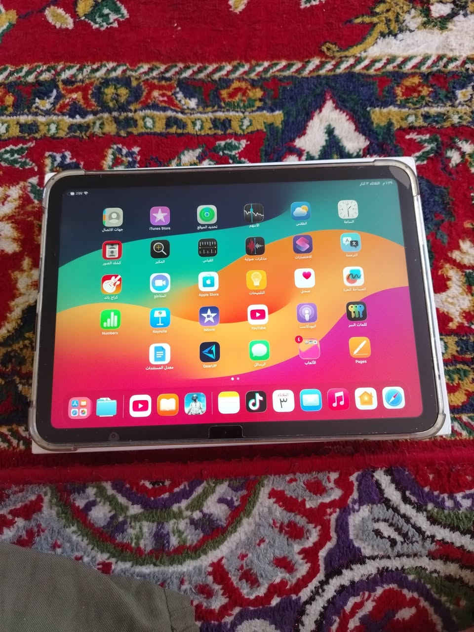 سلام عليكم ايباد10 ذاكره 256 الجهاز نضيف و حلو ***********
