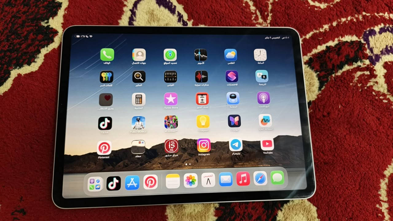 سلام عليكم ايباد 11 برو M1 2021 ذاكره 128 البطارية 86 مكفول مامفتوح بس بي كسر خفيف عل كلاس وصلن مامبين ولا ماثر عل شاشه تجي تفحص وتخذ السعر 450  رقم  واتساب *********** المكان بغداد بسماية :

