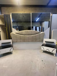 غرفه ترڪي مستخدم 🇹🇷 5قطع  نضافه 85\💯 نضام سلايت 💢 السعر  450 مع شد🪛 ون...