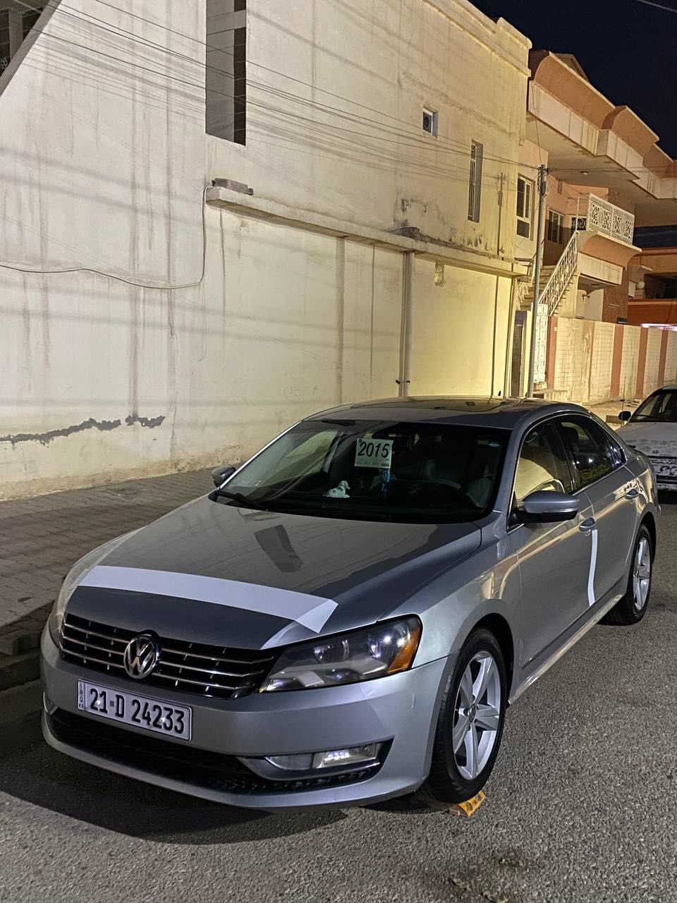 فولكسفاغن باسات 2015 

وارد خليجي 

الممشى 155km

المواصفات ملكي 1/1

7 مواصفات 

سنويه جديدة 

بطاقة بانزين 

الضرر صبغ جامرلغ خلفي وتبديل باب خلفي 

مكان سيارة كركوك حي الواسطي

السعر 15.900$ وبيها مجال 

للتواصل واتساب ***********
