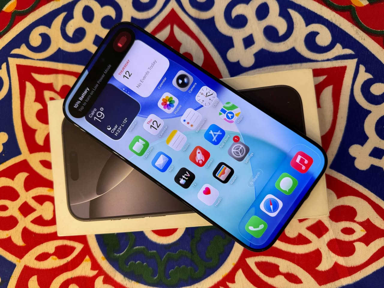 iPhone 16 Pro Max, Black Titanium, 256GB 100% 140شحنه Box 
IMEI/MEID 356910634052054
ضمان لي شهر 6  ABM القاهرة, مصر


**إذا كنت صاحب هذا الإعلان وتريد حذفه لأي سبب، رجاءا أرسل رسالة إلى الدعم الفني**