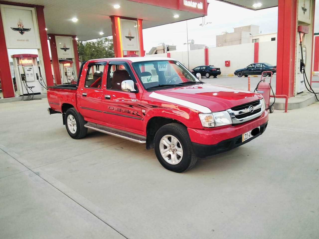 بسم الله الرحمان الرحيم سيارا بيكاب سوبر دير موديل 2012 قطع واحد صبغ بدون دواخل كير محرك صدر تايرات كهربائية تبريد مركزي شرط فحص. سنوي 2029 رقم دولي بي كوبون بنزين عنوان كركوك رحيموا أذه شراي خابر تدلل. ***********.  ***********.  رقم سليماني
