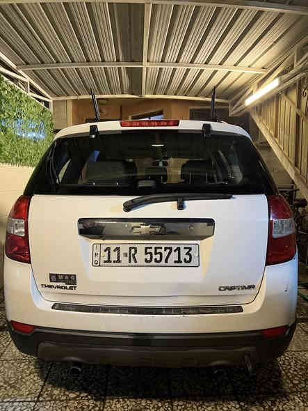 السلام عليكم 
شوفرليت كابتيفا 2012 للبيع — خليجي / 

السيارة نضيفـة استعمال بيت ومابيها ولا حادث فقط شخوط مثل ما موضح بالصوره 
ماشية 75 الف فقط 

المواصفات:
 • موديل 2012
 • وارد خليجي
 • محرك 2.4 بنزين اقتصادي فيها نضام eco
 • گير أوتوماتيك
     • فتحه بالسقف 
 • نظام الدفع امامي 
 • الممشى: 75,562
 • تبريد ممتاز 
 • داخليتها نضيفة ومحافظين           عليها  
 • ABS + وسائد هوا
      • شاشة مع كامره رجوع 
 • تحكمات ستيرن 
       سبعة راكب كشنات قلابه 
ملاحظة

السعر: (109 وبيها مجال )
المكان: بغداد البلديات 
الرقم : ***********
