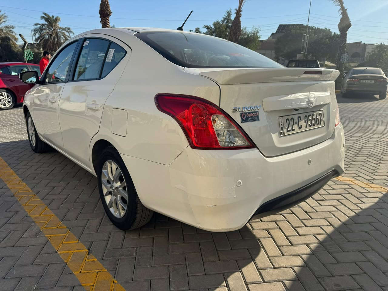 السلام عليكم
نيسان سني مصري 
موديل 2024
ماشيه 45 ألف 
مواصفات 
بصمه 
شاشه 
كأمره 
تبريد شاشه 
قطعتين تبريد 
سياره جاهزه ومكفوله من الصبغ والضربه 
مكانها بغداد حي الجهاد 
السعر 127 $
***********
