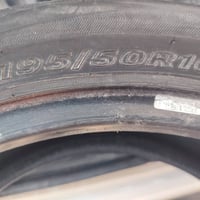للبيع زوج صناعة كورية 195/50/16 السعر : ٦٠ الف 07882997123