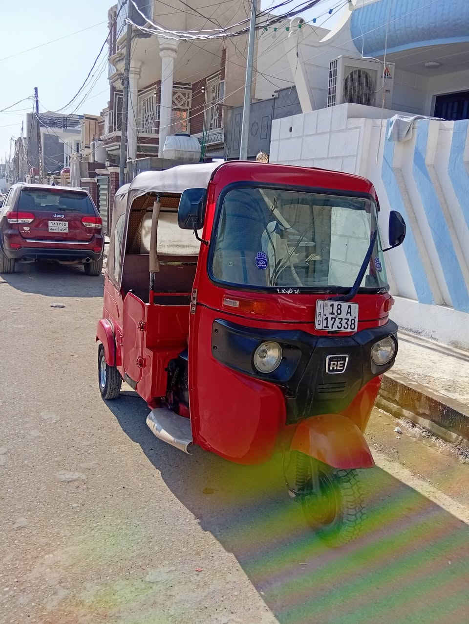 اسلام عليكم شباب تكتك موديل 2021 / للبيع رقم بابل انكليزي تكتك خير من الله مكينه بس بوش وبستم مكفوله من التنقيص والتبخير تكتك بيها صبغ شبرين بل صفحه ومعمره دوس ومرشوشه كلير لجماليه كربائيات كله شغاله تخم تاير باتري جديد دبلات جدد لوي جديد دوشمه جديده جادر جديد برده جديد مكان التكتك واسط العزيزيه الشراي يتصل هذا رقمي *********** / السعر 7250 وبيها مجال لشراي
