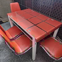 ميز تركي مع اربع كراسي ستيل ب٨٠ جوه سعره بغداد البياع المعالف ٠٧٧٤٢٥٨٠...