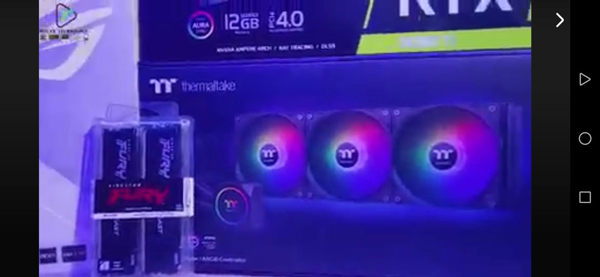 مواصفات الحاسبة
M. B ROG ASUS Z690 MAXIMUS FORMULA
Display 27 Acer 165 Hz 192‪0*108‪0 Full HD
CPU INTEL CORE I9 12900K
GPU Nvidia 3080Ti TUF ASUS
RAM 32 DDR5  FURY BEAST 5600HZ
HARD Samsung 980 pro 2*2TB
COOLER NUCTUA DH15 AIR COOLER
PSU FSP 120‪0 WAT PLATINUM EDITION
لمزيد من المعلومات خاص او الاتصال
***********
***********
متوفر واتس اب و ما ابيع قطع
