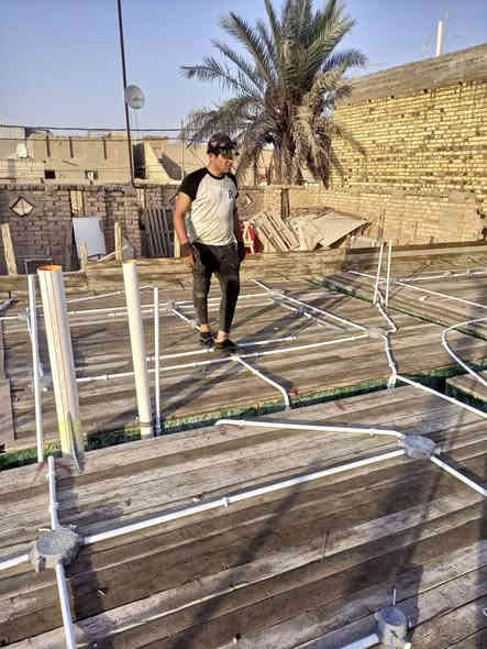 من اعمالي في الديوانية نشر سقف بوري ومنظومه الستلايت والانترنيت  ومستعدين لكافه لأعمال الكهربائيه بوري سيمنز  فقط اخوكم الكهربائي سيف العايدي ***********
